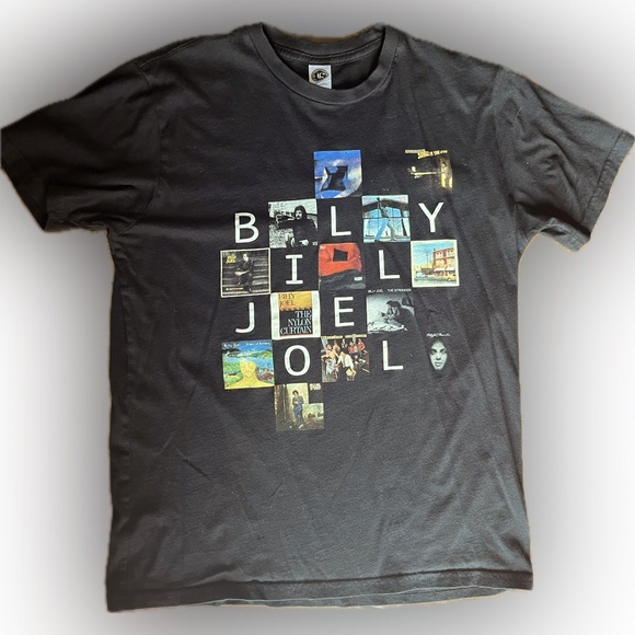Billy Joel Unisex Album Covers Graphic Band Tee - Picture 1 of 6